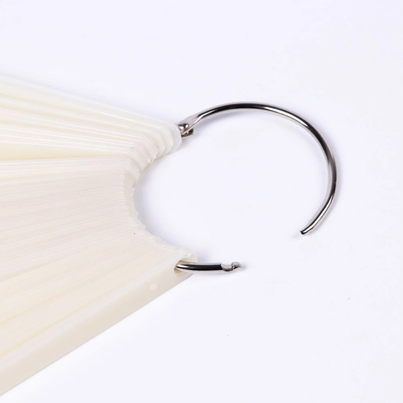 50 OVALNIH NARAVNIH KONIC na kovinskem obroču za prikaz