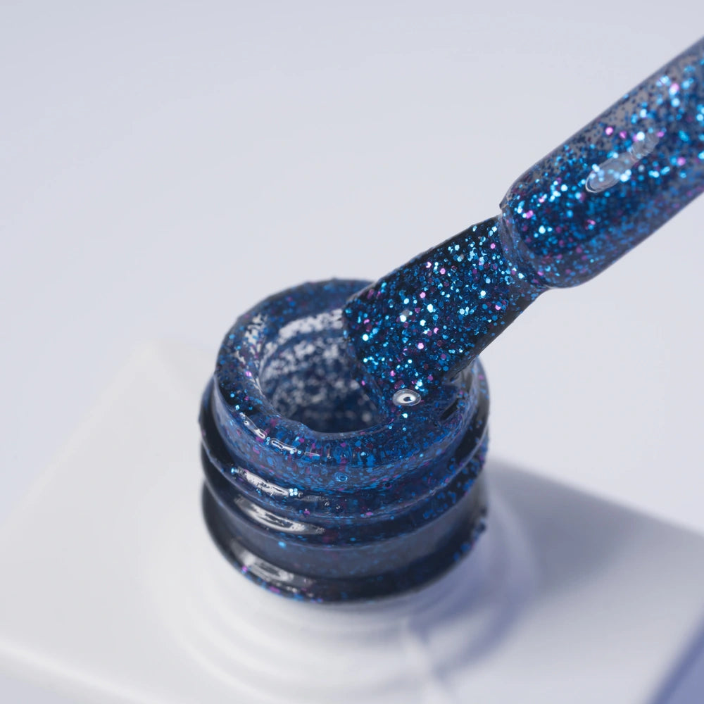 INVERAY gel lak 161 AQUAMARINE SPARKLE 10ml