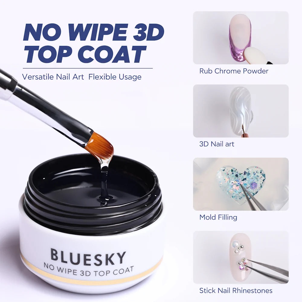 No wipe 3D top coat 15g