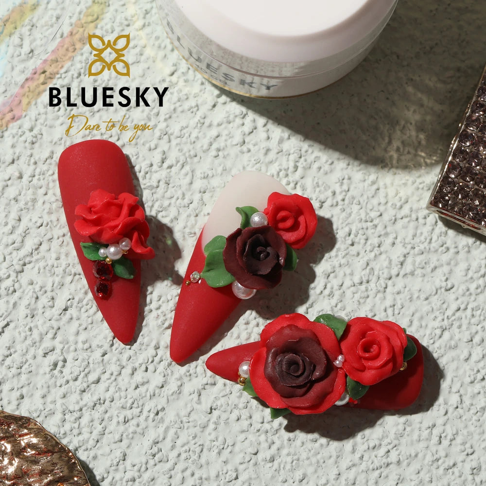Bluesky 4D gel za 3D poslikave nail art