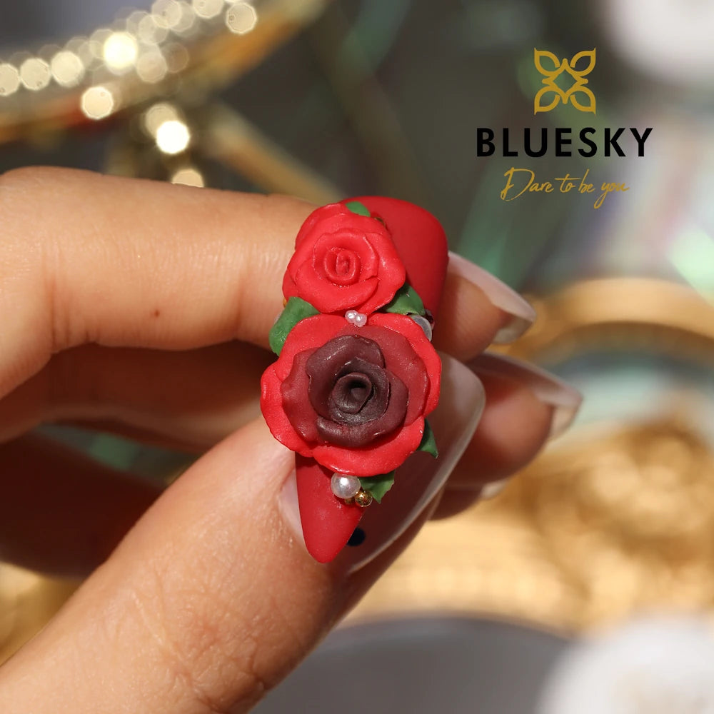 Bluesky 4D gel za 3D poslikave nail art
