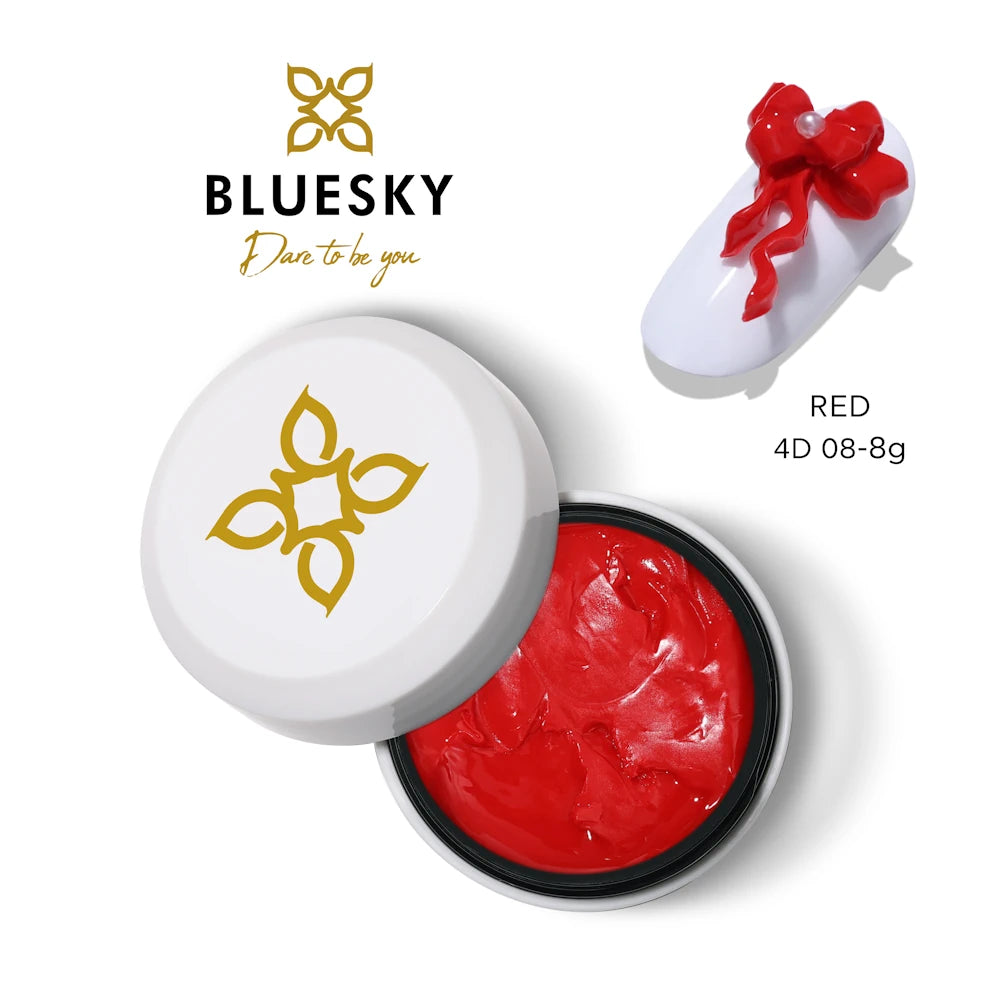 Bluesky 4D gel za 3D poslikave nail art