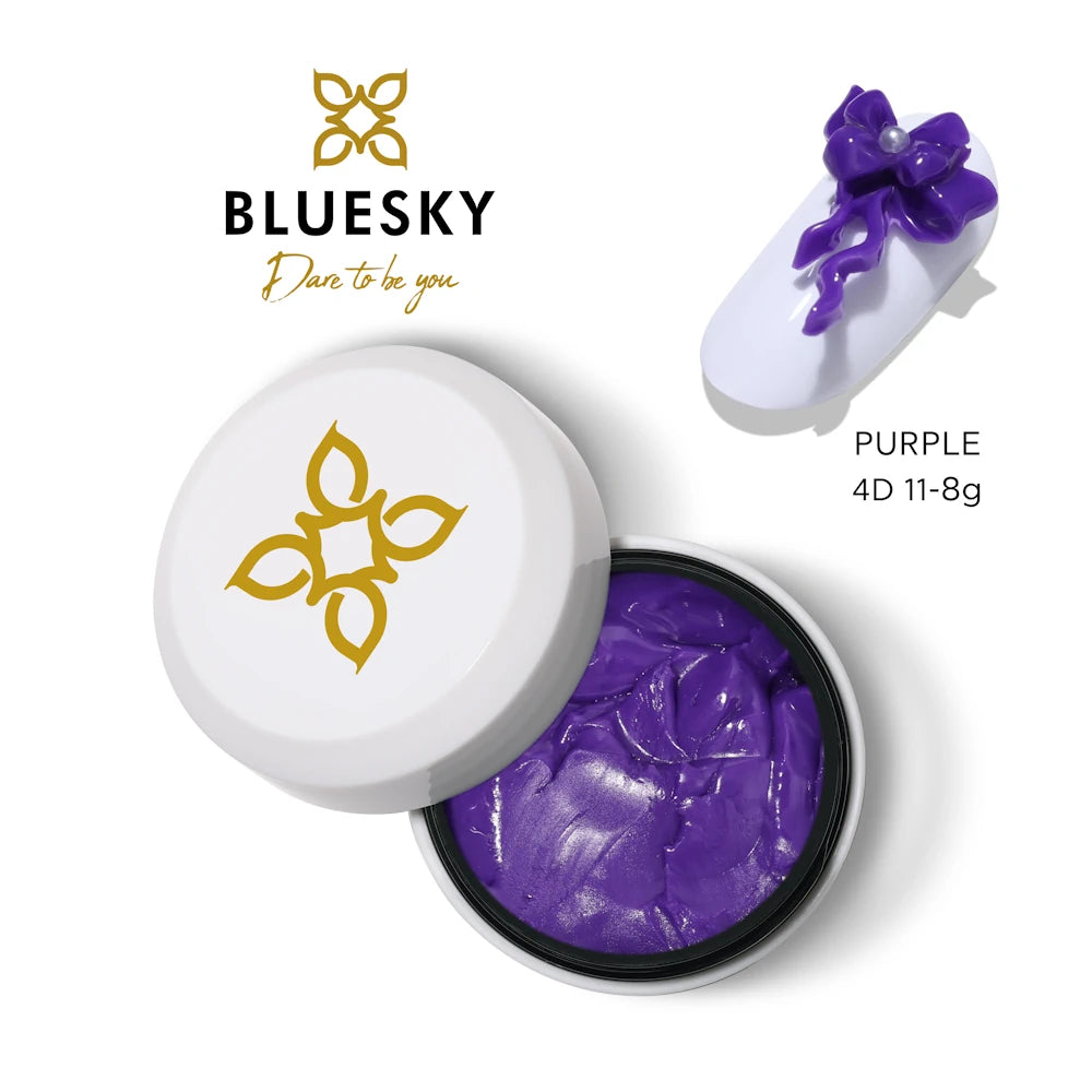 Bluesky 4D gel za 3D nail art poslikave