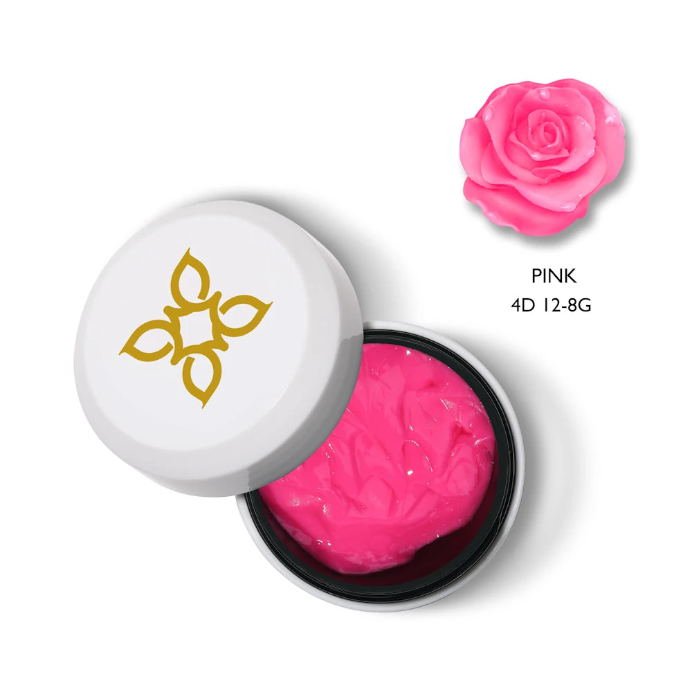 Bluesky 4D gel za 3D nail art poslikave