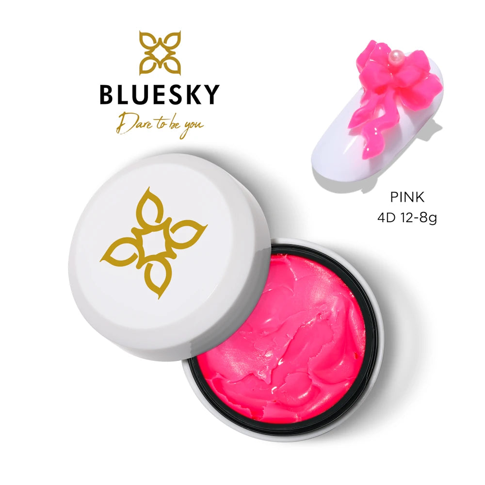 Bluesky 4D gel za 3D nail art poslikave