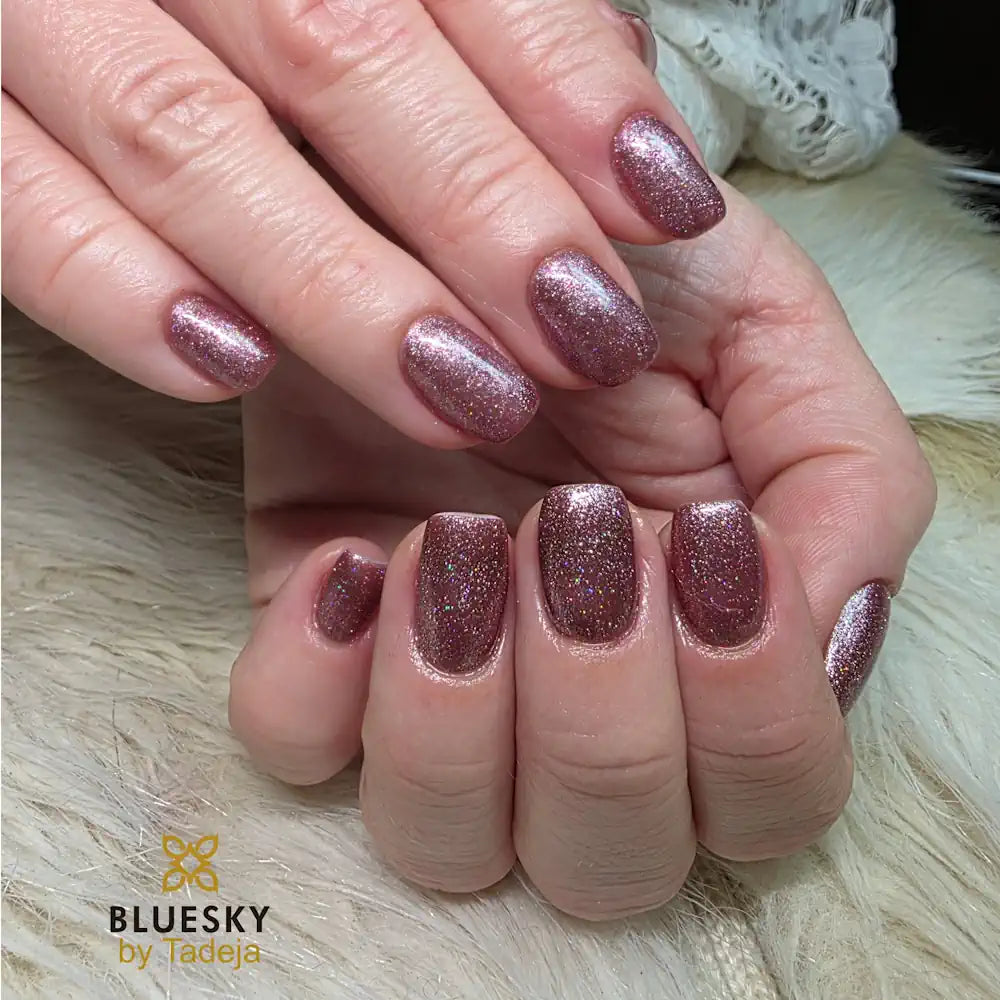 Bluesky gel lak AW2516 Violet Spakle