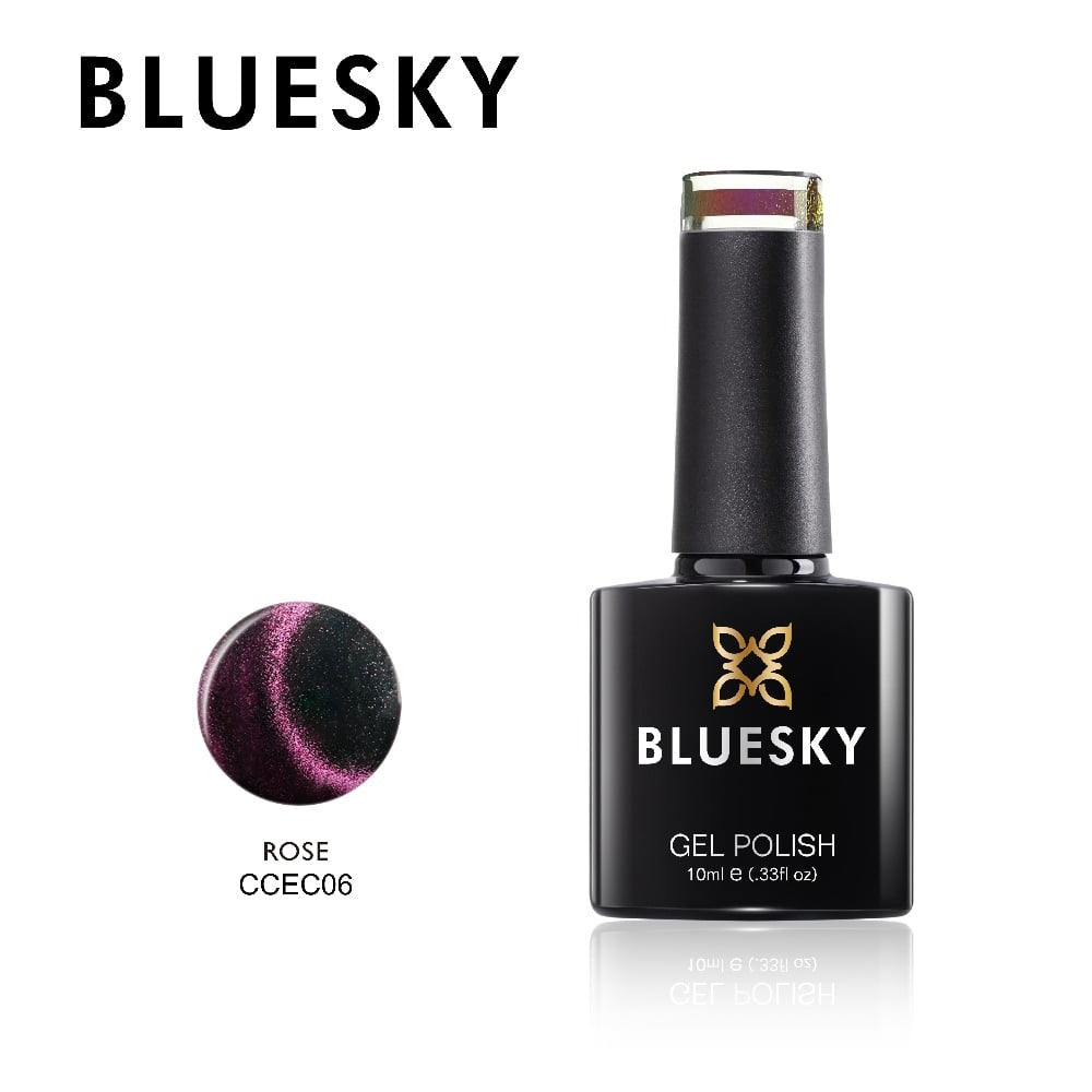 Bluesky UV LED gel lak (Cameleon cat eye 06 Rose), 10ml