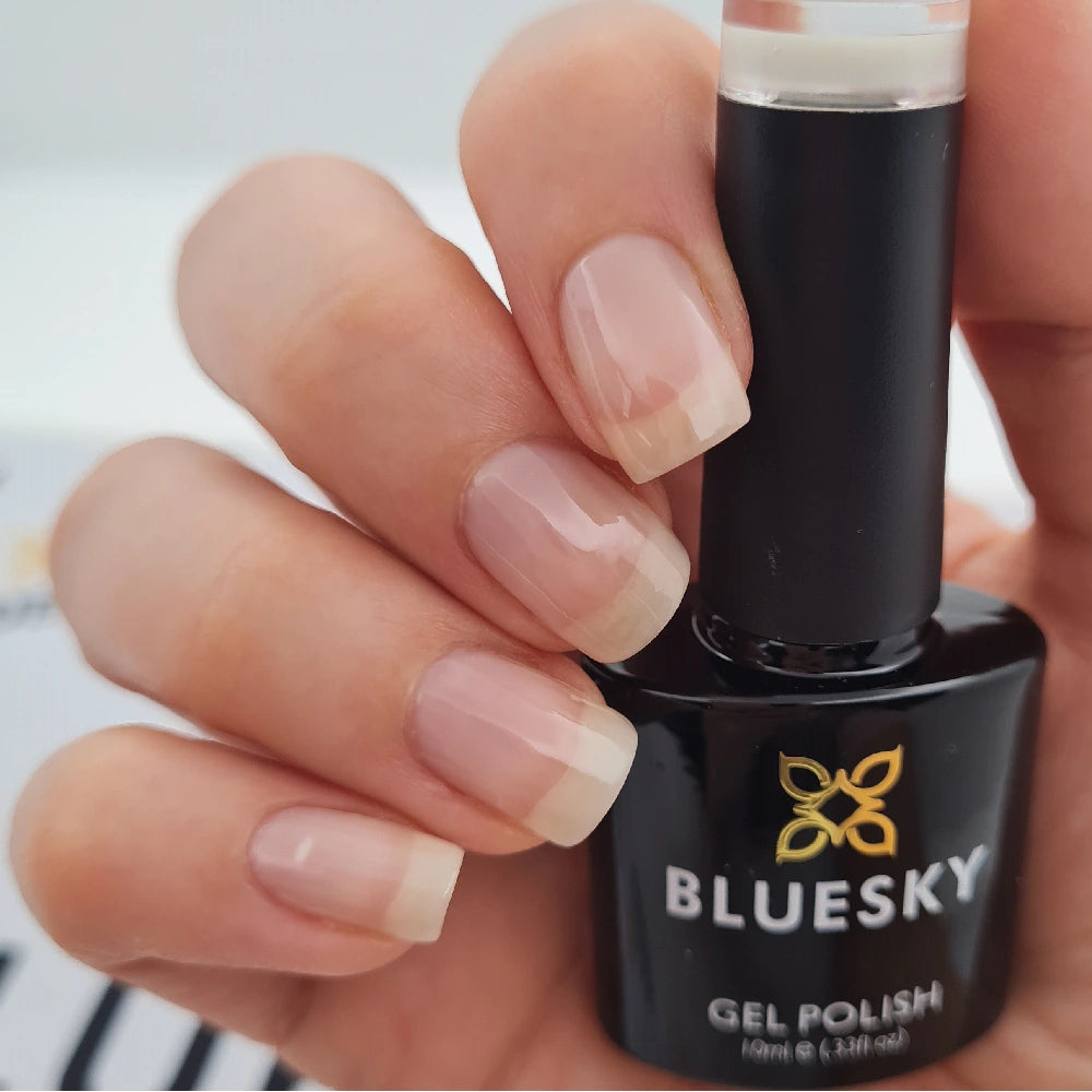 Bluesky UV LED gel lak (BP16 - Prosojna mlečna bela), 10ml