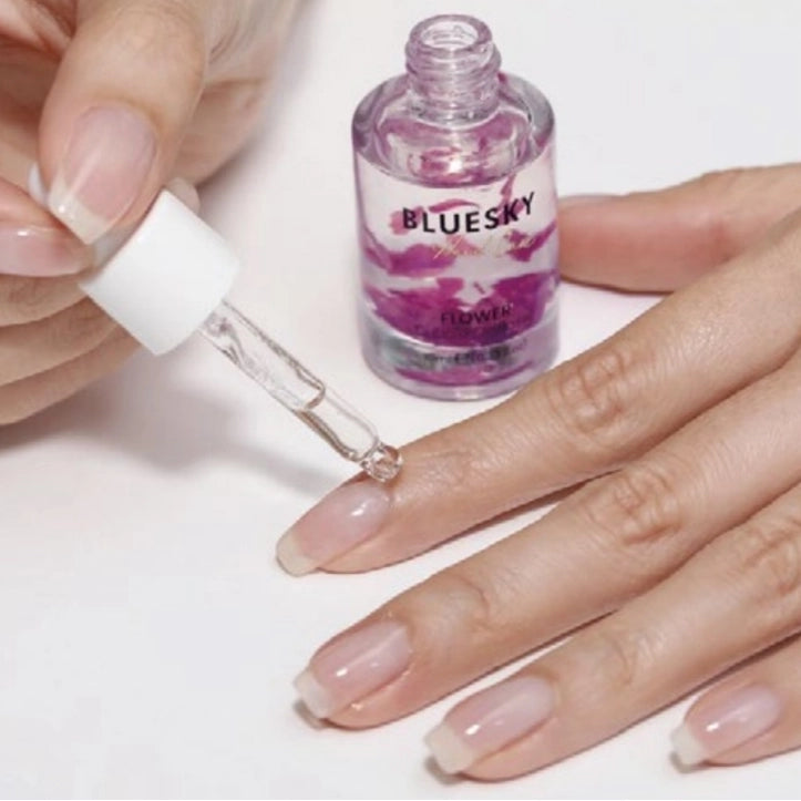 Bluesky olje za obhnohno kožico s cvetovi