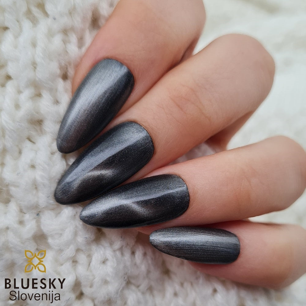 Bluesky magnetni cat eye srebrn