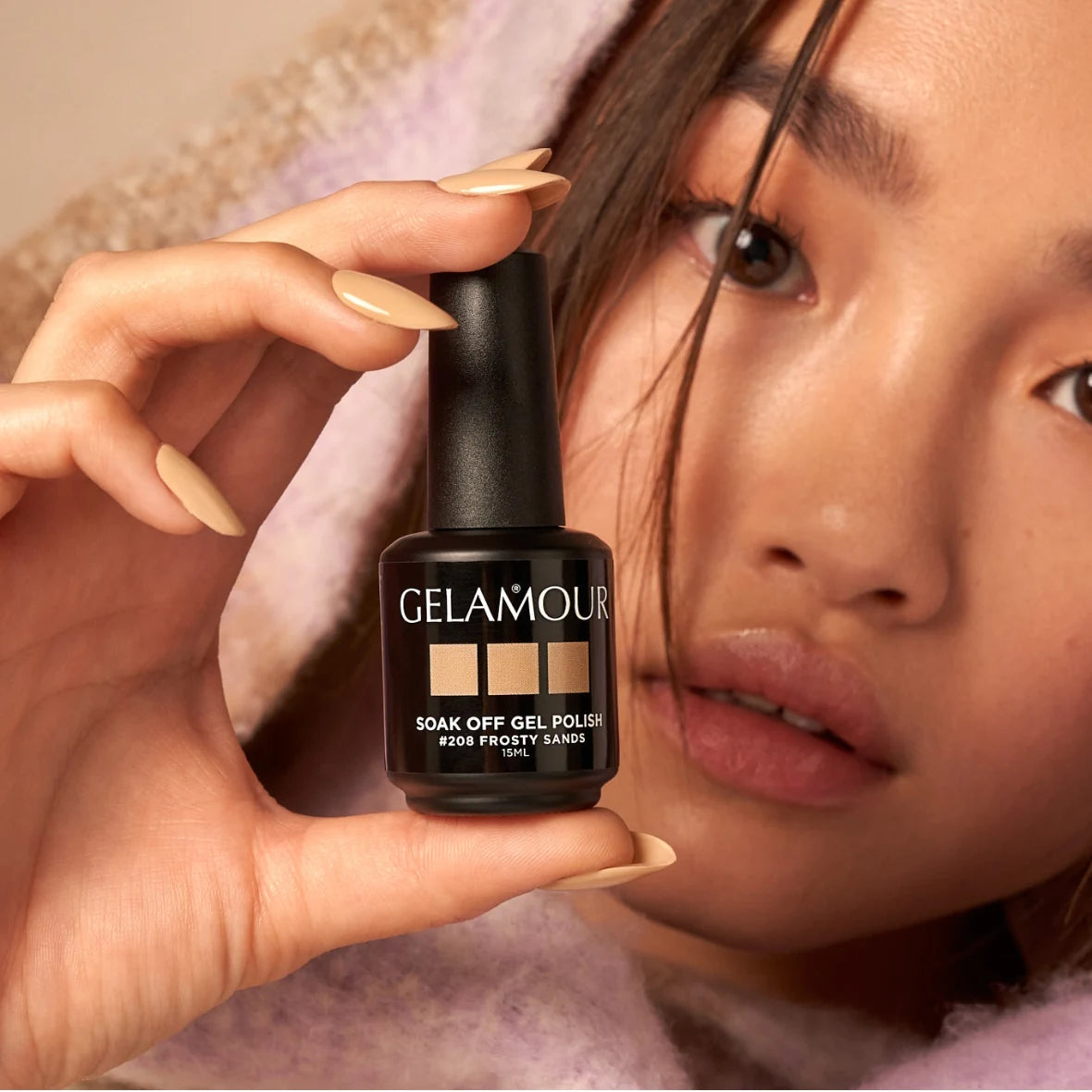 Gelamour gel lak #208 Frosty sands