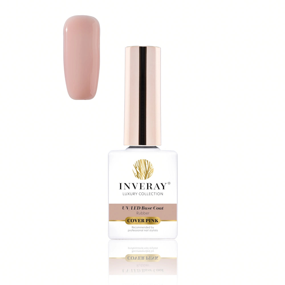 INVERAY rubber base coat cover pink 10ml
