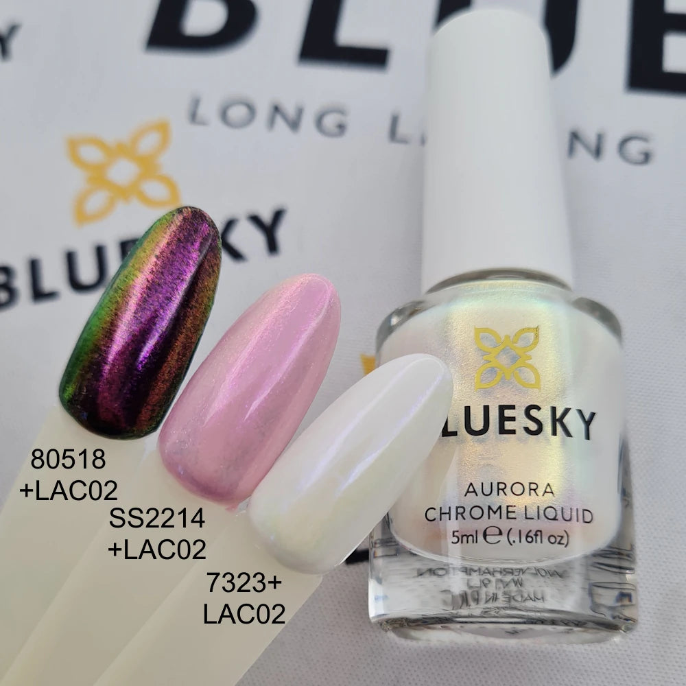 Bluesky Aurora chrome liquid LAC02