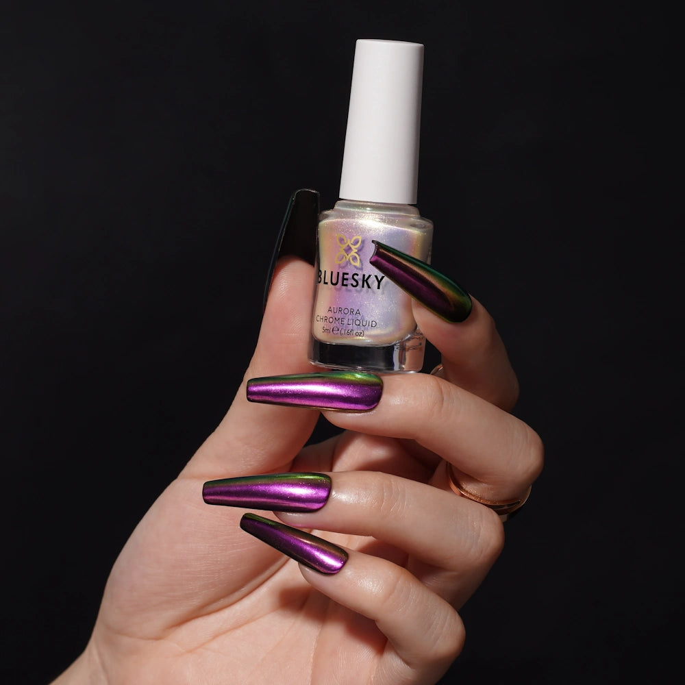 Bluesky Aurora chrome liquid LAC03