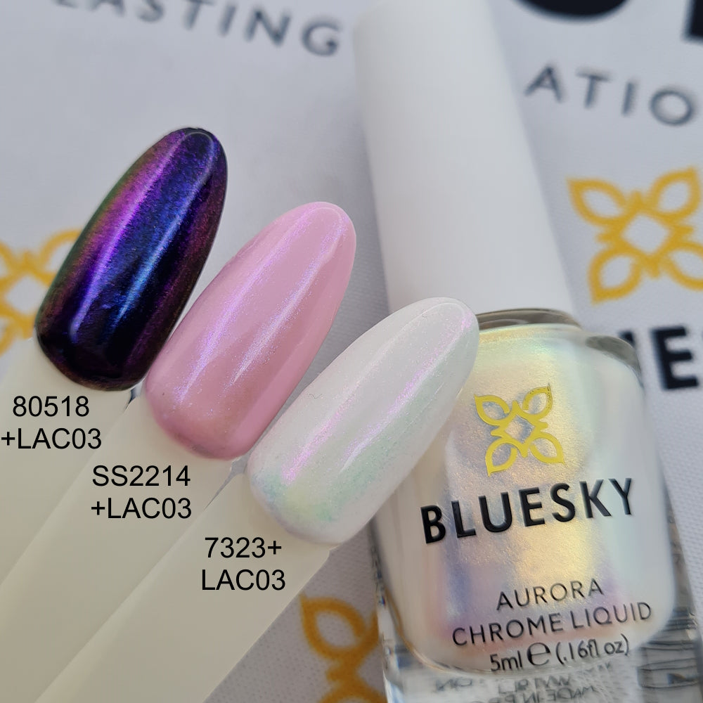 Bluesky Aurora chrome liquid LAC03