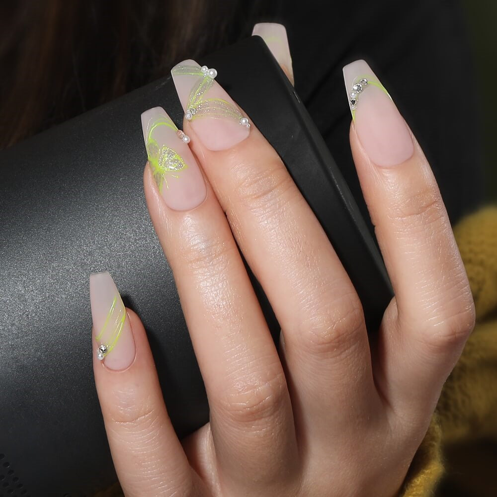 Bluesky spider matrix gel neon rumene barve