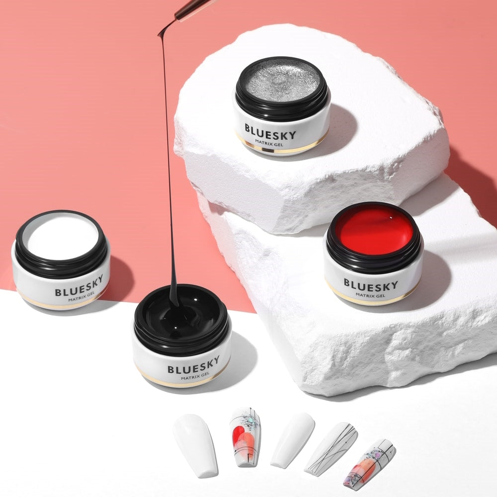 Bluesky UV LED Spider Matrix gel (Črn), 8ml