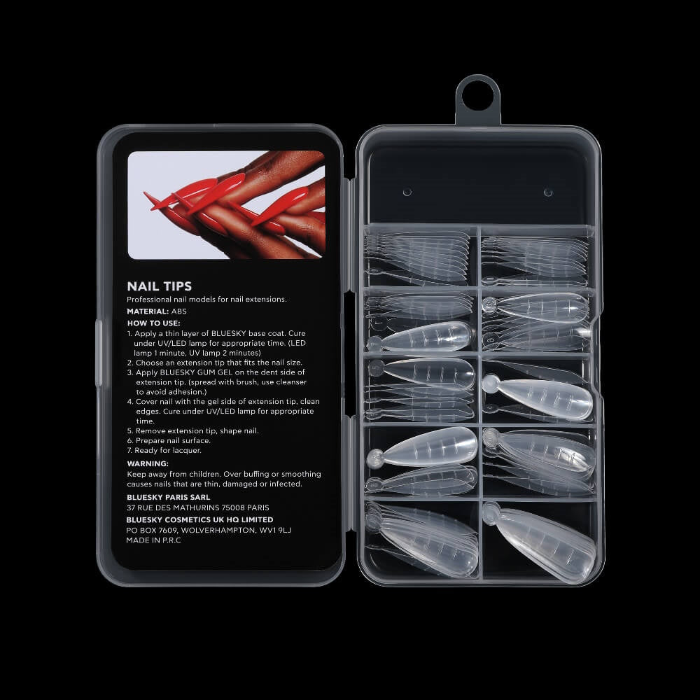 Bluesky Stiletto Konice za Gum gel (100kos)