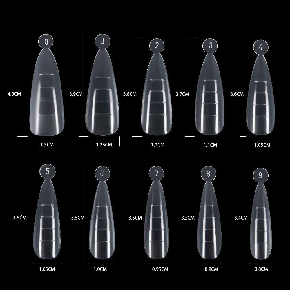 Bluesky Stiletto Konice za Gum gel (100kos)