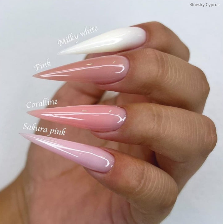 Bluesky Stiletto Konice za Gum gel (100kos)