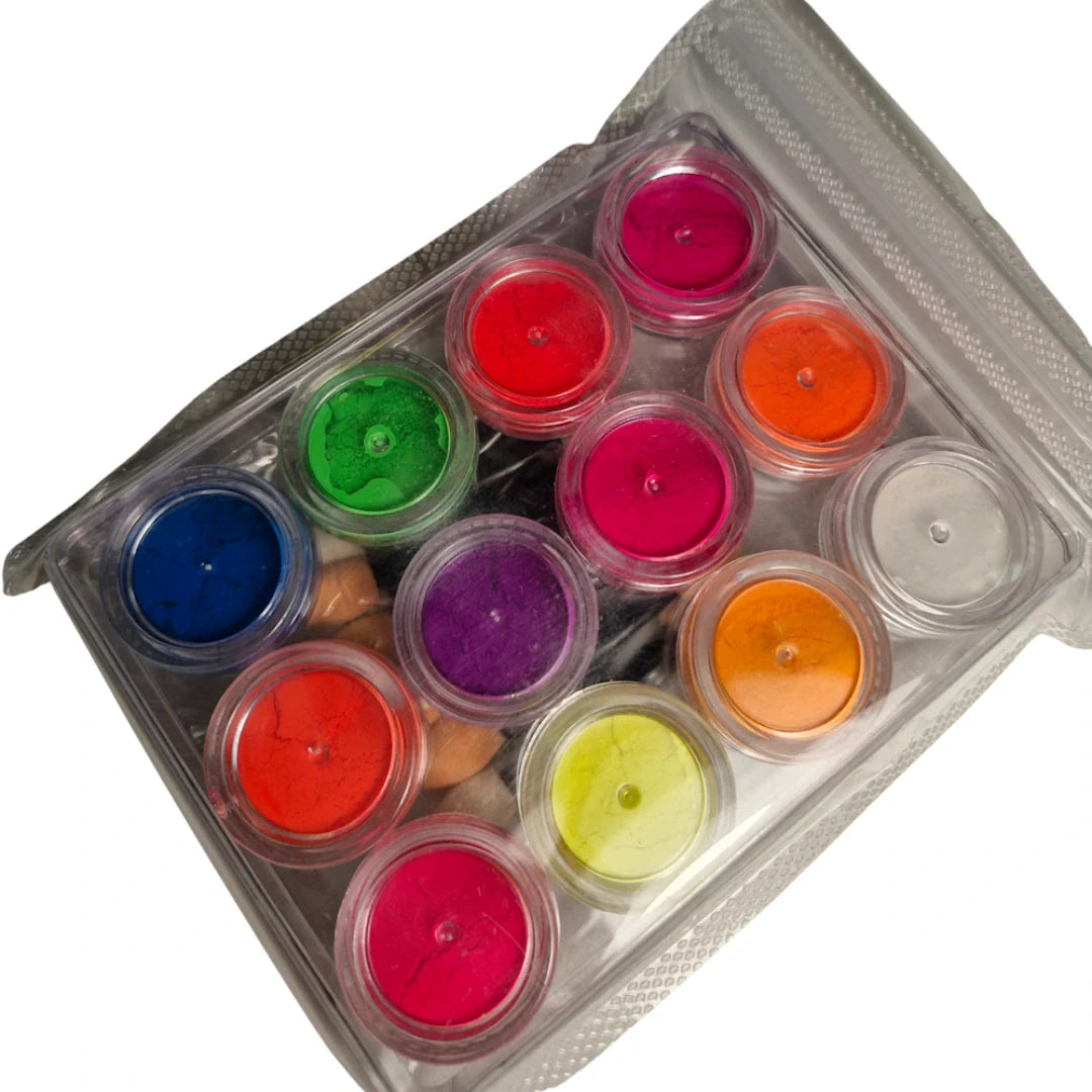 SET PIGMENTOV (12 pigmentov + 12 gobic)