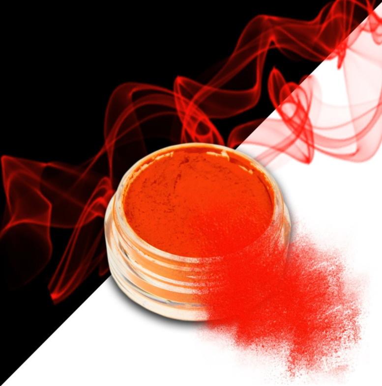 Smoke puder/ pigment (Neon dark orange 06), 2g