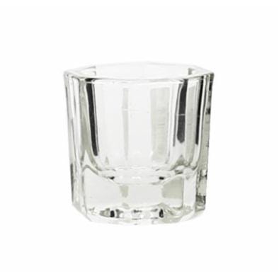 Majhen steklen kozarček za monomer, cleaner, vodne nalepke, itd.