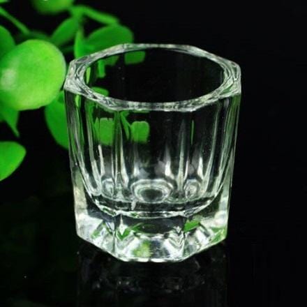 Majhen steklen kozarček za monomer, cleaner, vodne nalepke, itd.