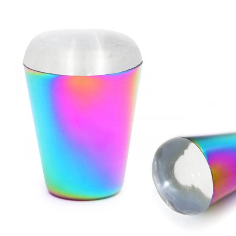 Štampiljka in strgalo set (mavrična)