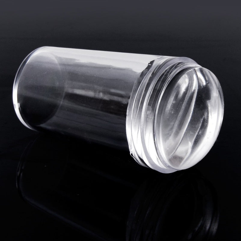 Štampiljka in strgalo set (prozoren)