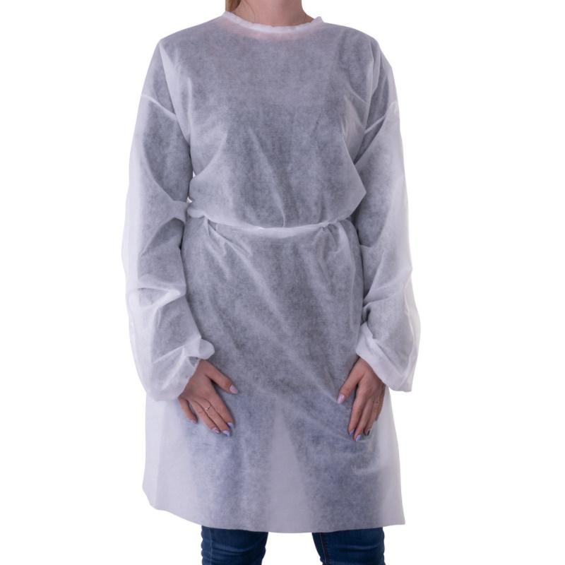 Zaščitni predpasnik iz filca (bel, 1 kos)