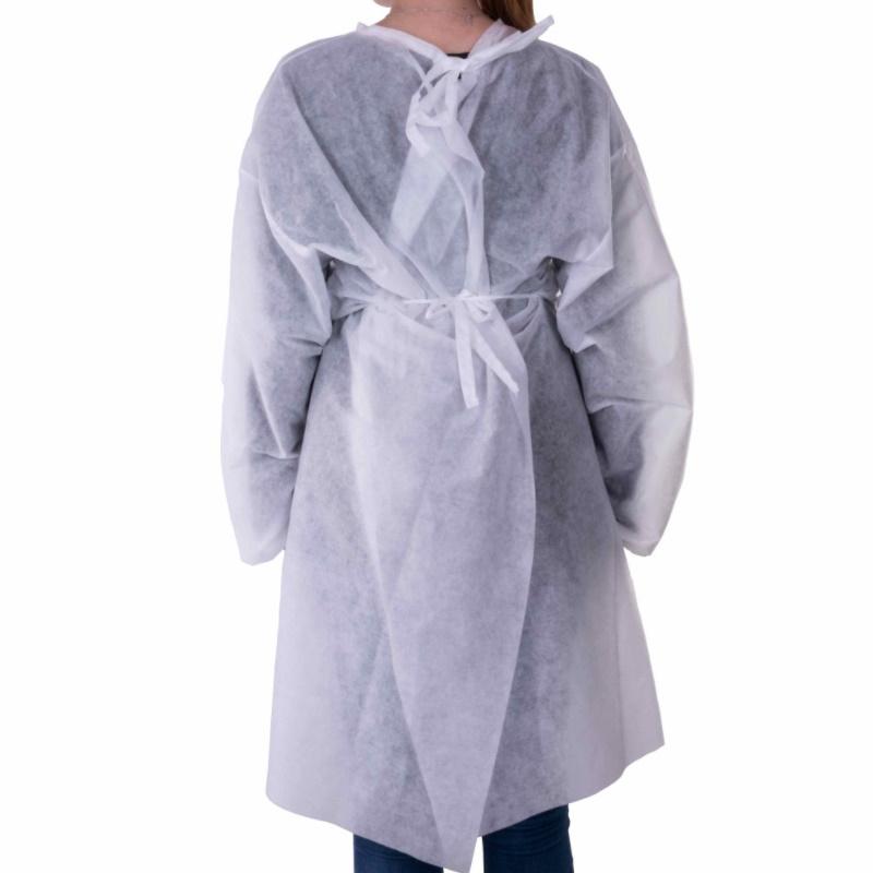 Zaščitni predpasnik iz filca (bel, 1 kos)