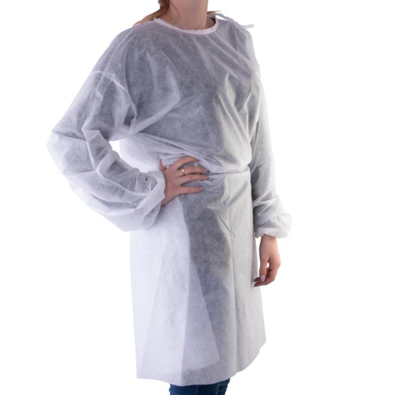 Zaščitni predpasnik iz filca (bel, 1 kos)