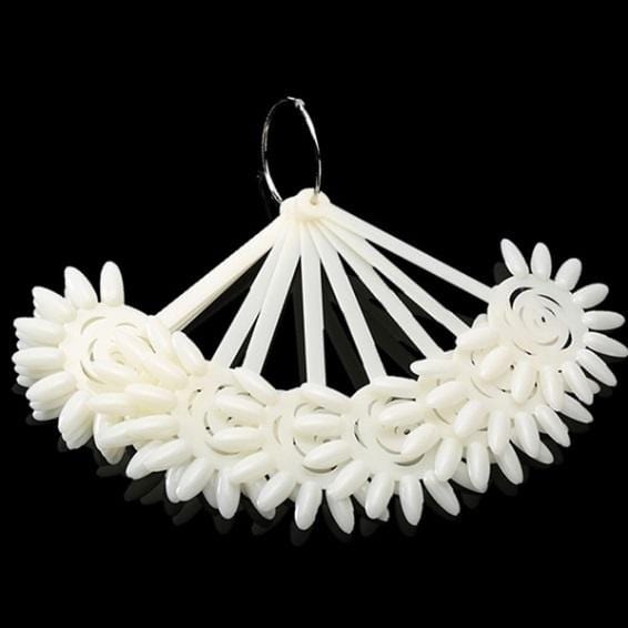 10 barvnih palet na kovinskem obroču