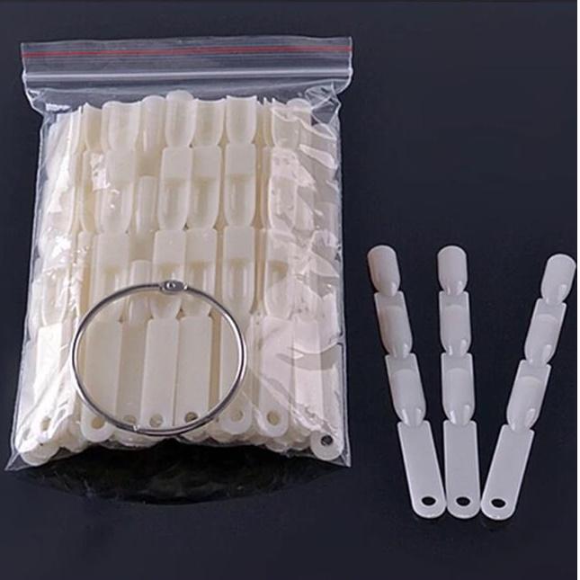 Konice naravne barve za prikaz na kovinskem obroču (50konic/ 150barv)