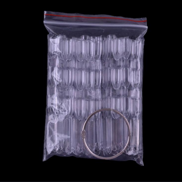 Prozorne konice za prikaz na kovinskem obroču (50konic/ 150barv)