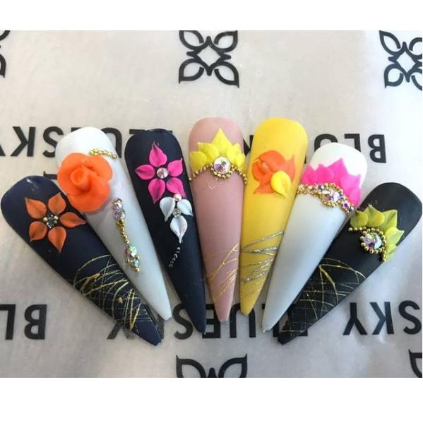 Bluesky UV/LED 4D gel (04 oranžen), 8 ml