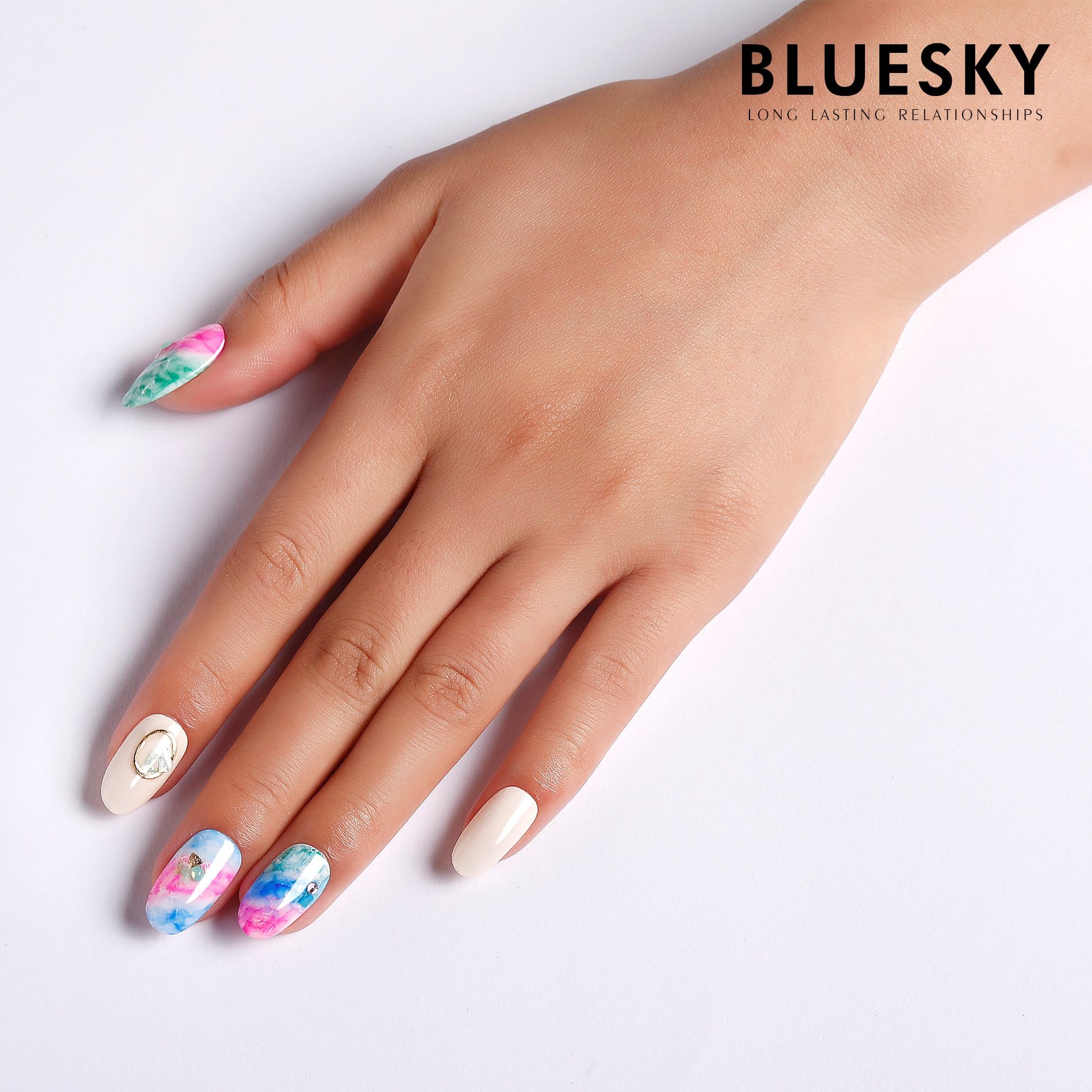 Aqua color nail pen (01)