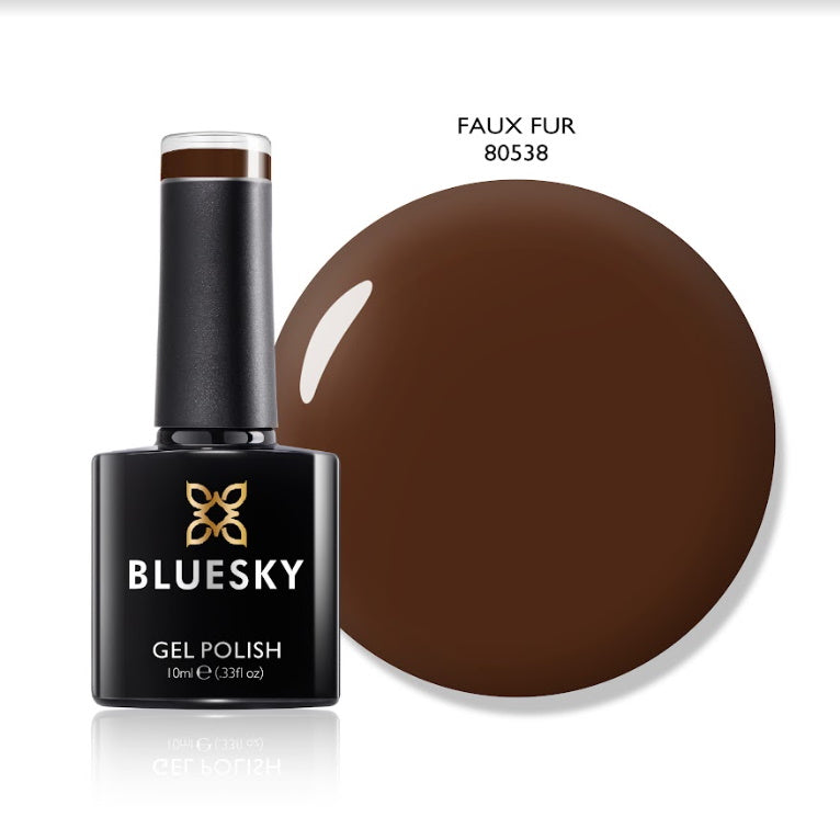 Bluesky UV/LED gel-lak (80538 - temno rjav), 5ml