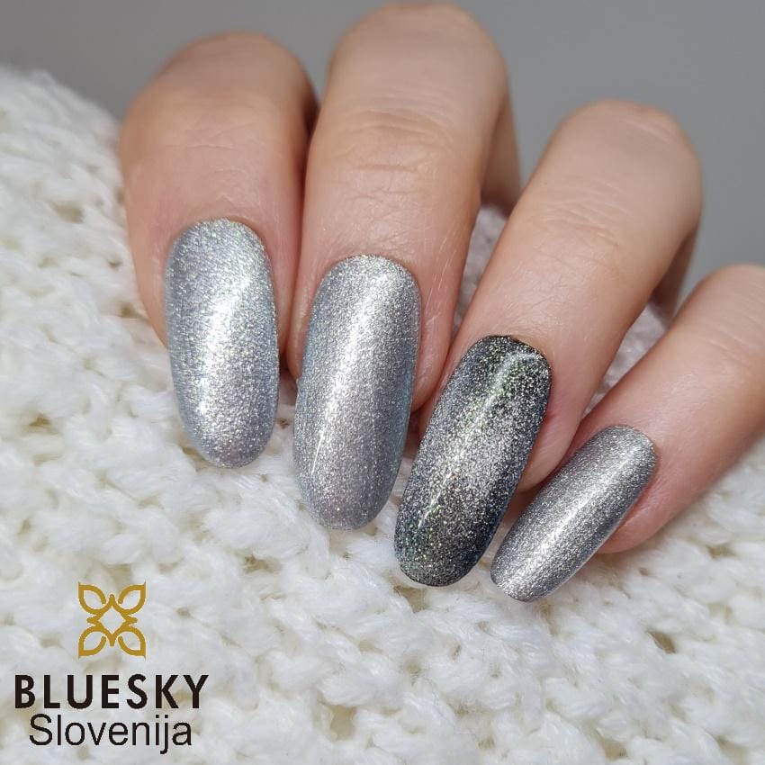 Bluesky UV/LED gel-lak (Aurora Galaxy cat eye - Magnetni AG01), 10 ml