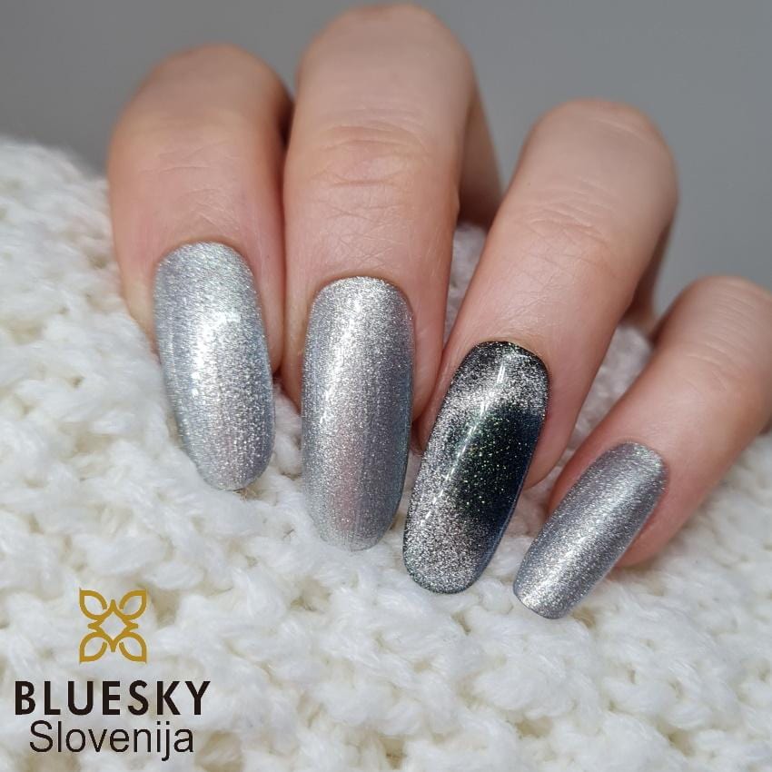 Bluesky UV/LED gel-lak (Aurora Galaxy cat eye - Magnetni AG02), 10 ml