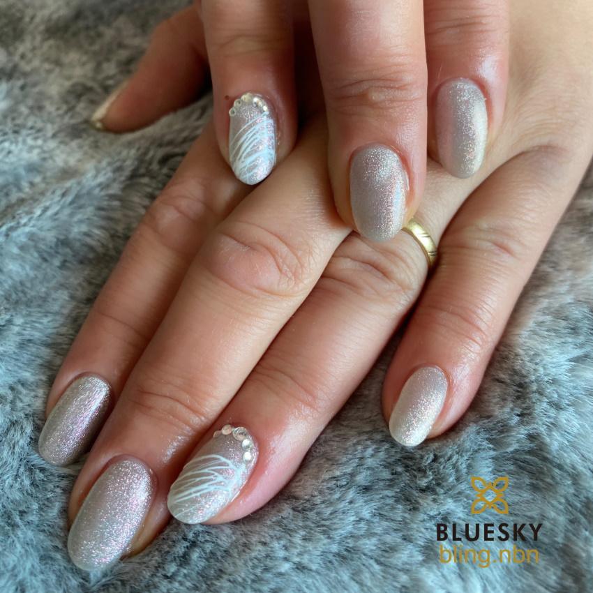 Bluesky UV/LED gel-lak (Aurora Galaxy cat eye - Magnetni AG03), 10 ml