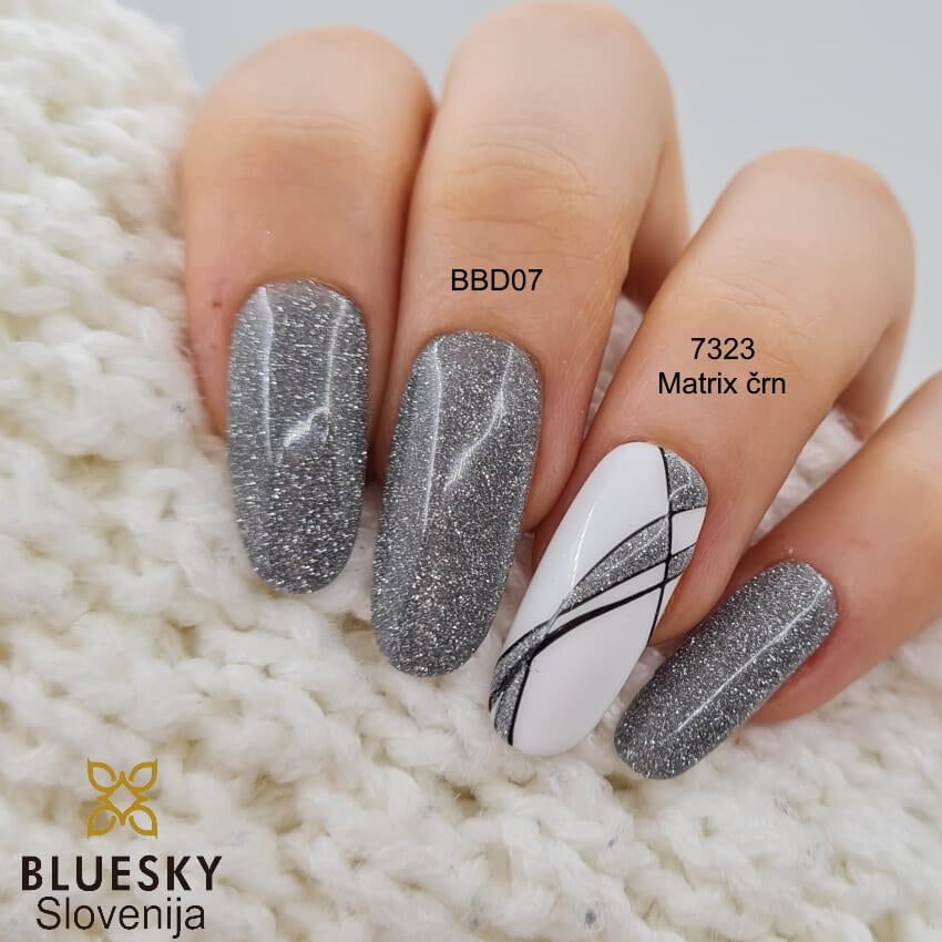 Bluesky UV LED Spider Matrix gel (Črn), 8ml