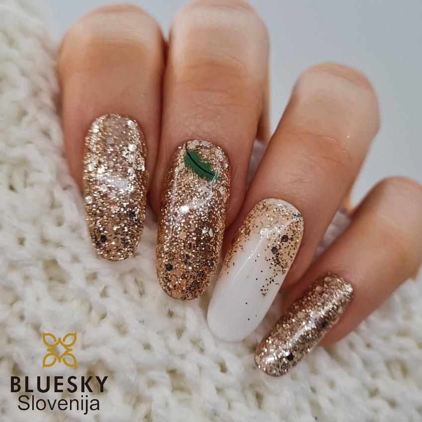 Bluesky UV/LED gel-lak (BSH015/ Luxury gold), 10ml