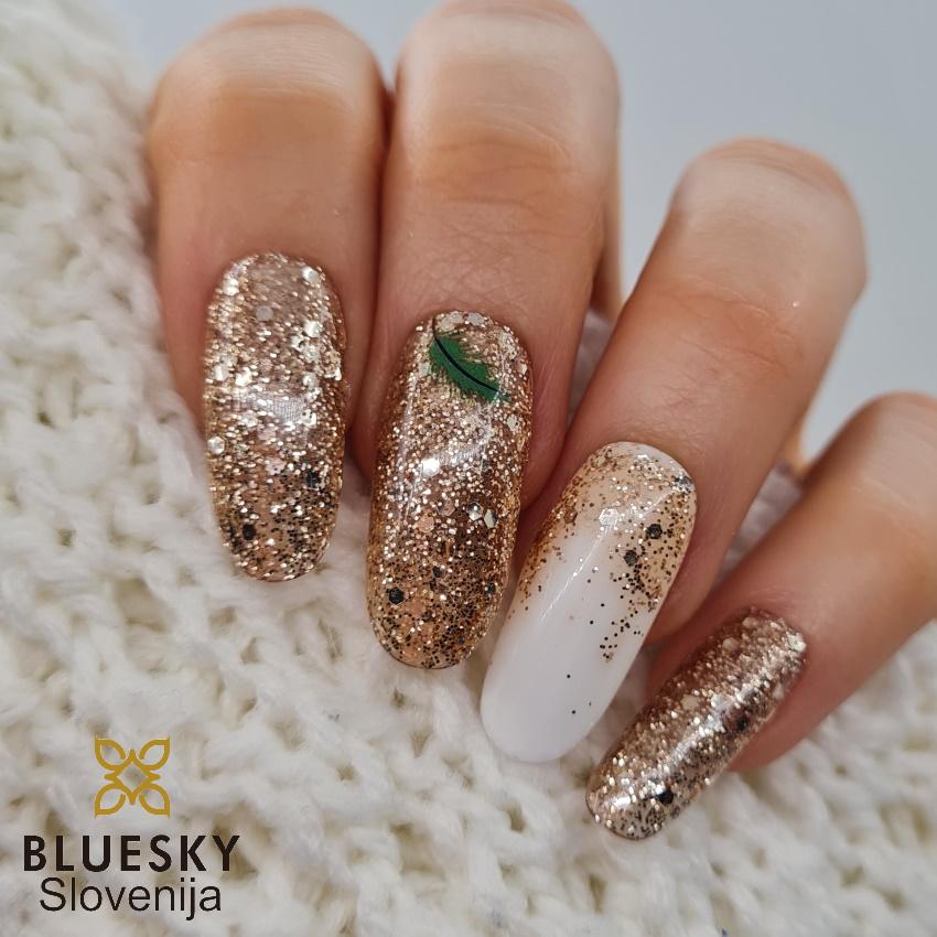 Bluesky UV/LED gel-lak (BSH015/ Luxury gold), 10ml
