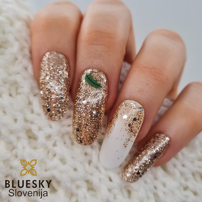 Bluesky UV/LED gel-lak (BSH015/ Luxury gold), 10ml