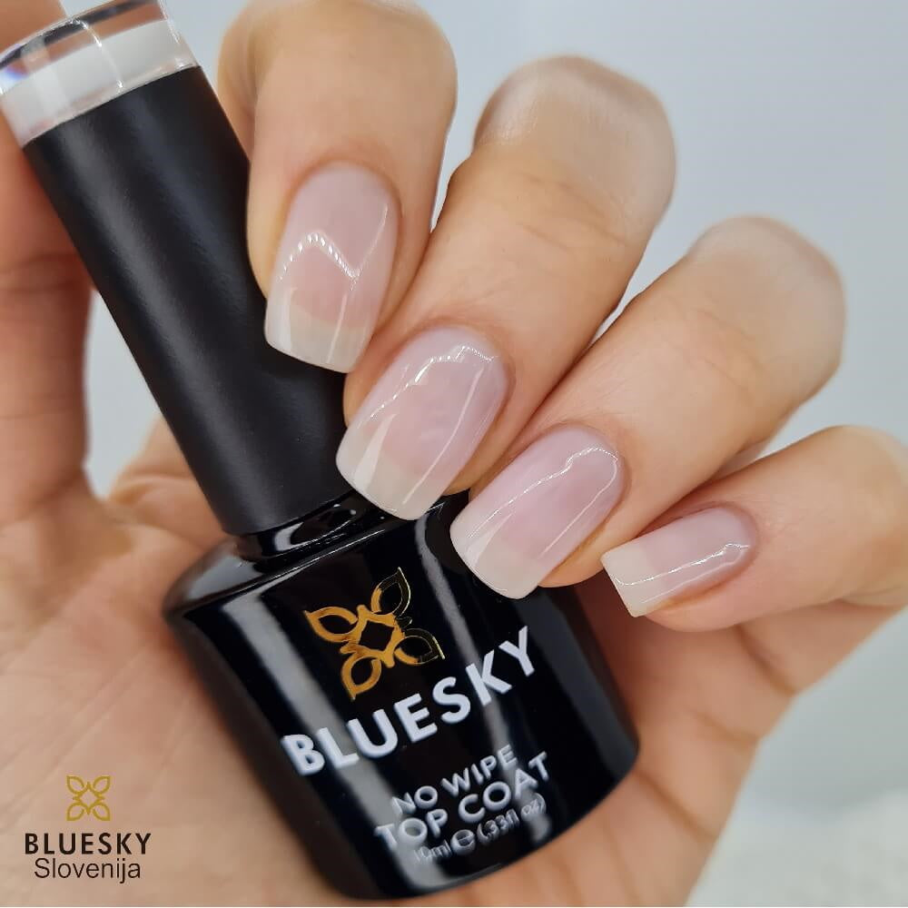 Bluesky mlečni top coat nadlak BTH01