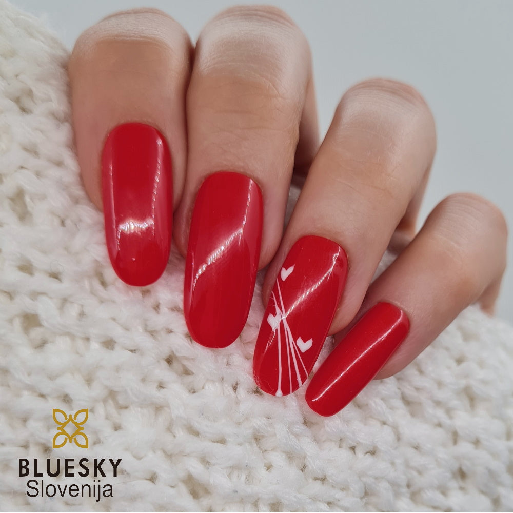Bluesky UV LED gel lak (BSH020/ Kiss me red), 10ml_UKINJEN