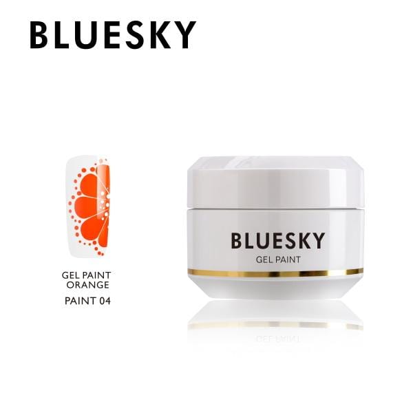 Bluesky UV LED Pint Barvni gel (ORANŽEN 004), 8ml