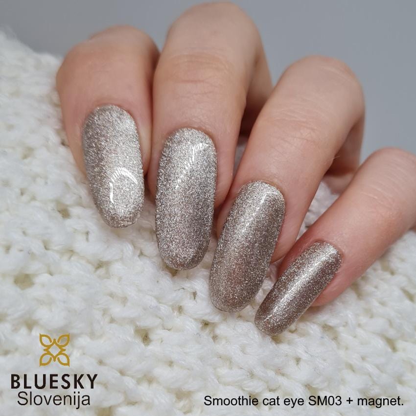 Bluesky UV/LED gel-lak (Smoothie cat eye - Magnetni SM03), 10 ml